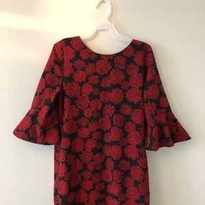 Red Floral Dress
